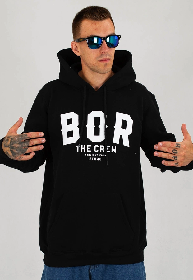 Bluza B.O.R. Biuro Ochrony Rapu Borcrew The Crew czarna