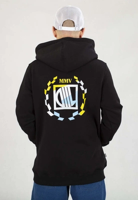 Bluza Diil Z Kapturem ZIP Laur Color czarna