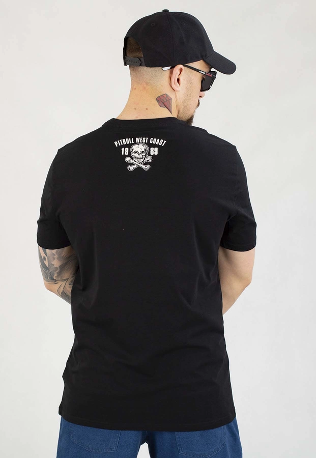 T-shirt Pit Bull Slim 190 Oldschool Razor black