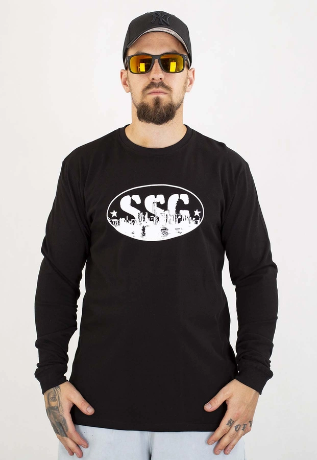 Longsleeve SSG Oval City czarny