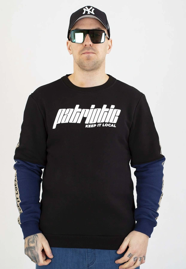 Bluza Patriotic Bez Kaptura P-Keep It Tapes czarna