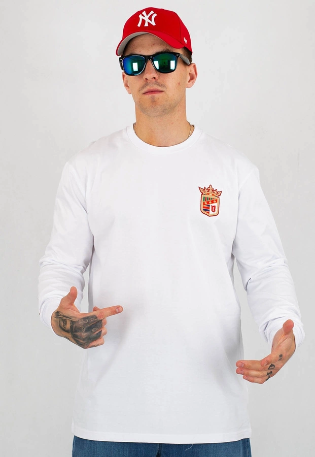 Longsleeve B.O.R. Biuro Ochrony Rapu New Herb biały