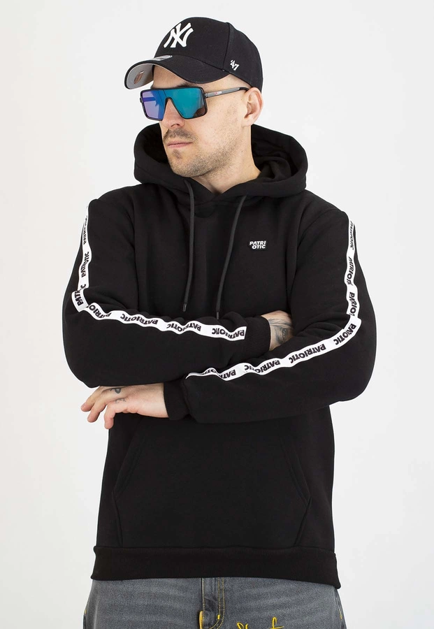 Bluza Patriotic Z Kapturem CLS App Tape czarna