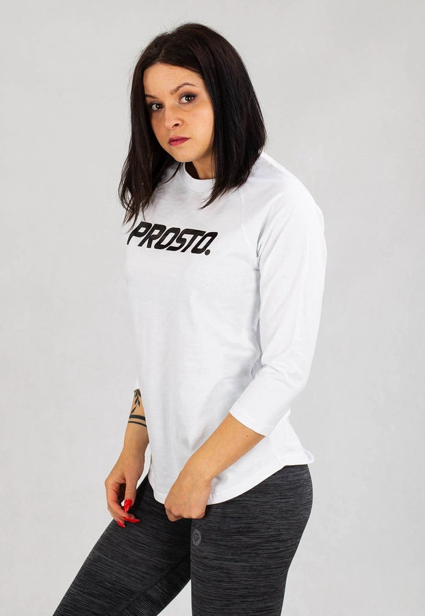 Longsleeve Prosto Bazik biały