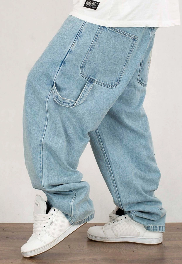 Spodnie Mass Jeans Extra Baggy Fit Elementary light blue