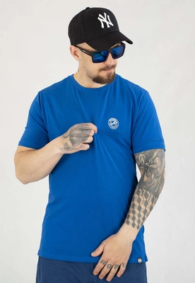 T-shirt Pit Bull Slim San Diego CA Small Logo 140 royal blue