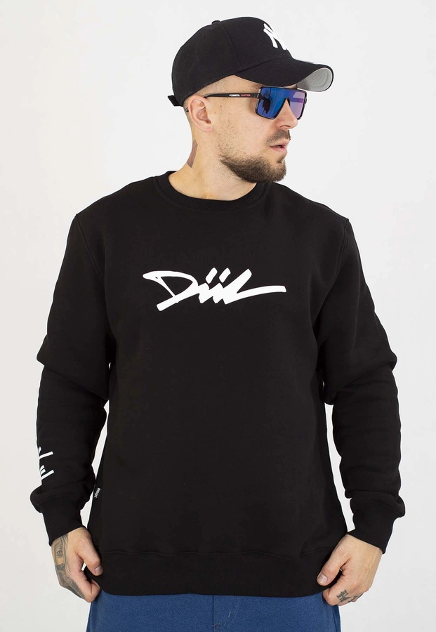 Bluza Diil Bez Kaptura 3D czarna
