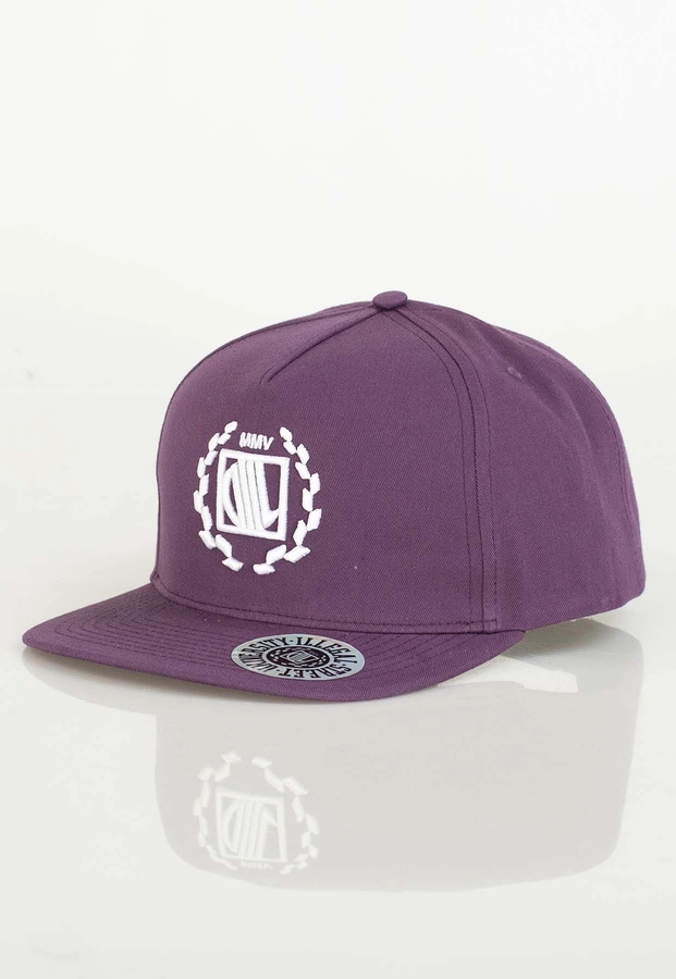 Czapka Snapback Diil Laur fioletowo biała