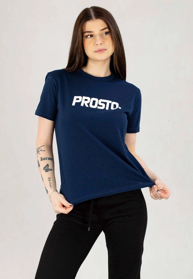 T-shirt Prosto Clazzy granatowy