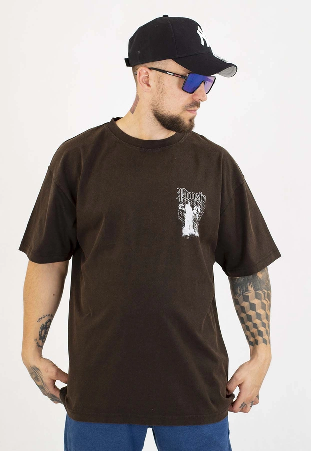 T-shirt Prosto Oversize Shadow sprany czarny