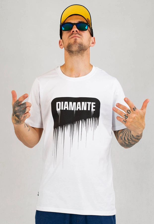 T-shirt Diamante Wear Spray biały