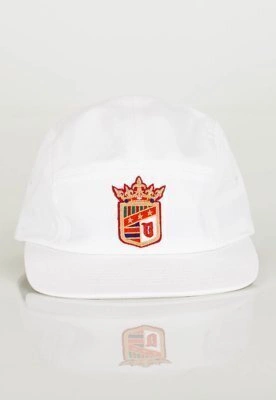 Czapka 5 Panel B.O.R. Biuro Ochrony Rapu Herb biała