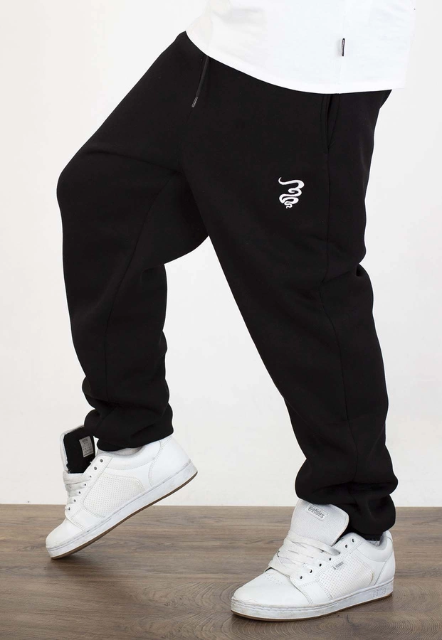 Dresy Grube Lolo Dymek Haft czarno białe