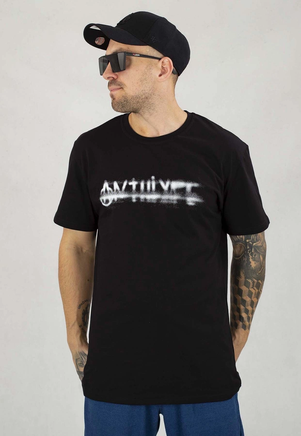 T-shirt Antihype Blurred czarny