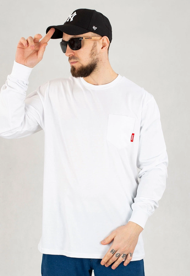 Longsleeve Prosto Flazz biały