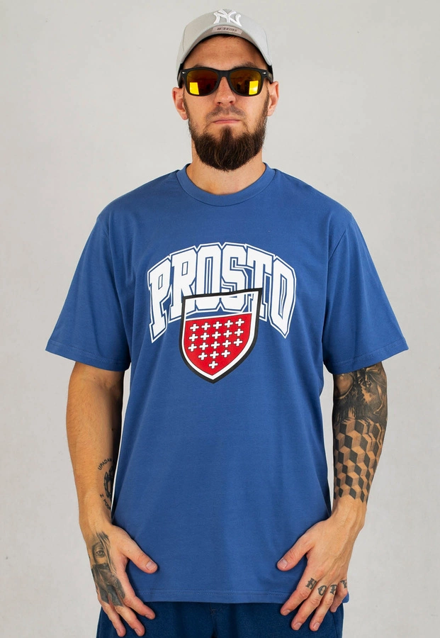 T-shirt Prosto Unipro niebieski