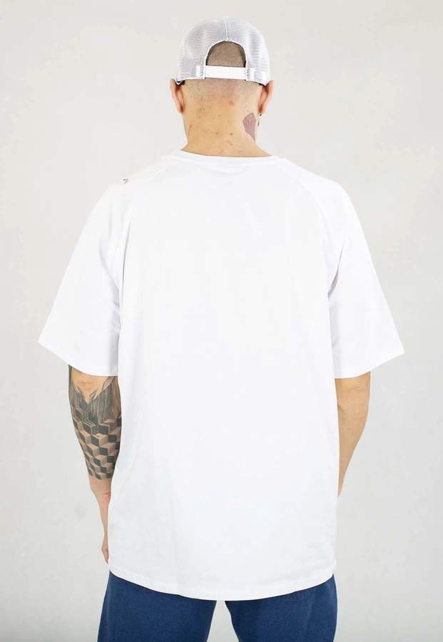 T-shirt Patriotic New Collage Line biały