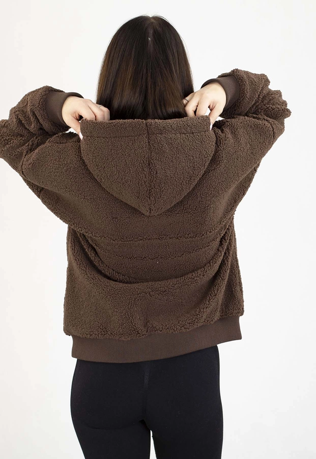 Bluza Pit Bull Z Kapturem ZIP Daisy dark chocolate