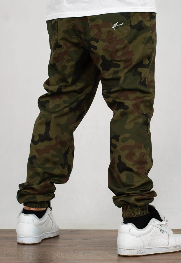 Spodnie Moro Sport Joggery Mini Paris Pocket camo materiałowe