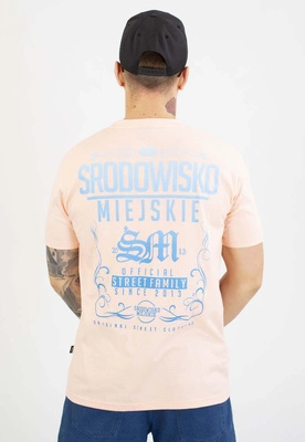 T-shirt Środowisko Miejskie Theme 2.0 łososiowa