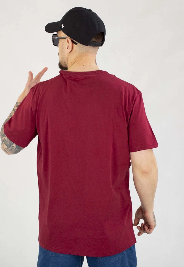 T-shirt Pit Bull Logo Palms 170 burgundy
