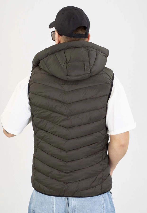 Bezrękawnik I8 Denim Z Kapturem khaki