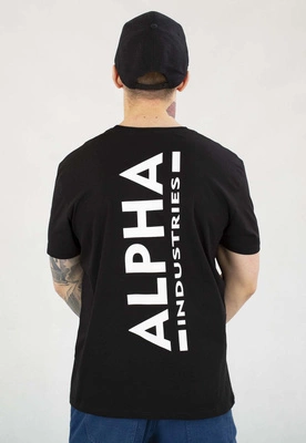 T-shirt Alpha Industries Back Print 128507 czarny