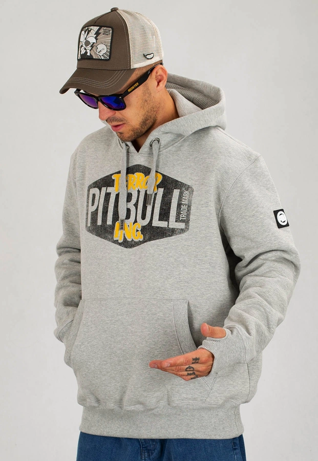 Bluza Pit Bull Scare szara