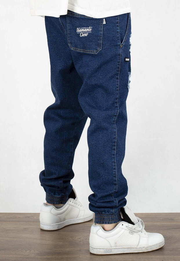 Spodnie Diamante Wear Jogger Crew Unisex jasny jeans