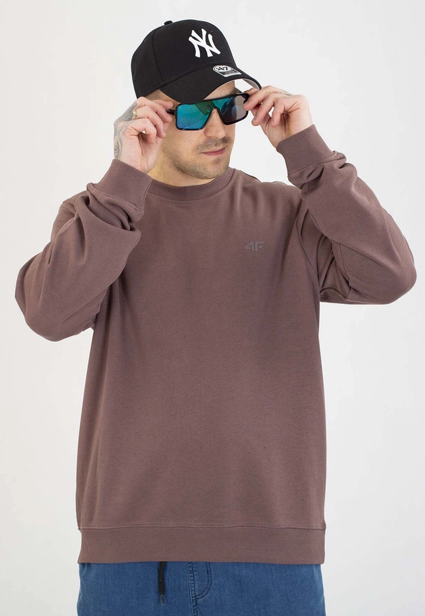 Bluza 4F Bez Kaptura M1981 brązowa