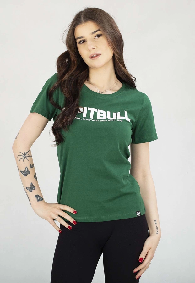 T-Shirt Pit Bull Slim Fit Pitbull R zielony