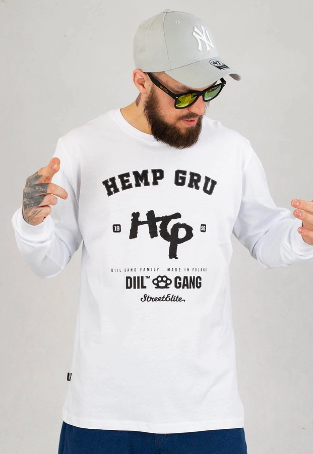 Longsleeve Diil Hemp G biały