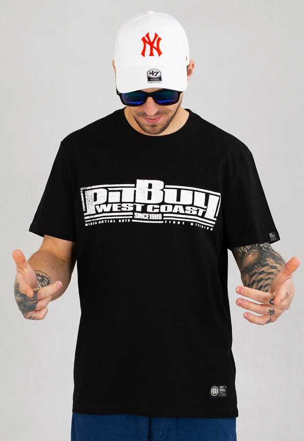 T-shirt Pit Bull Vale Tudo czarny