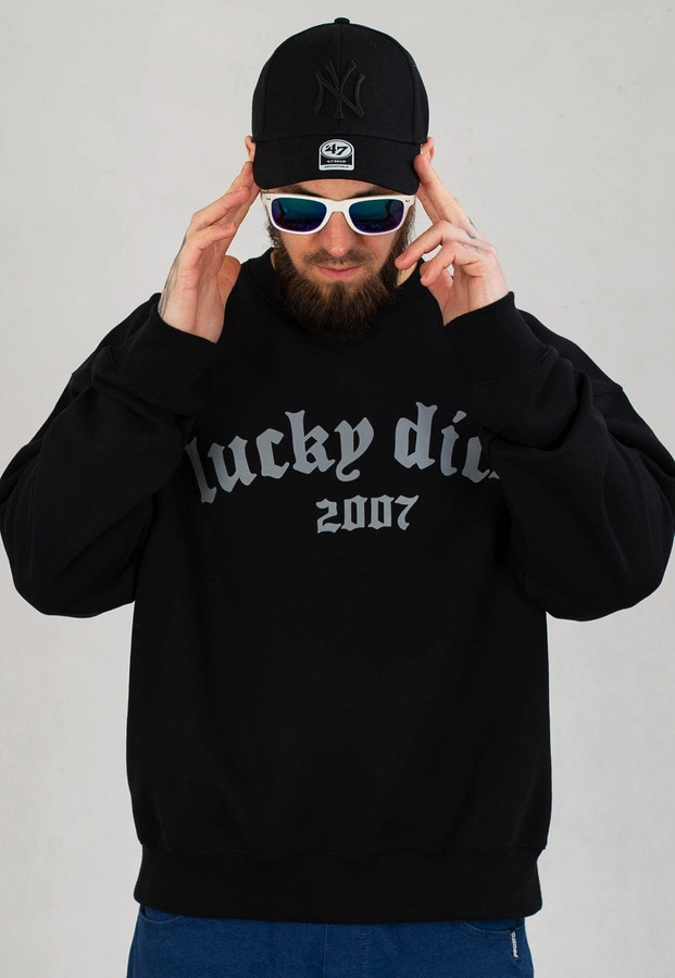 Bluza Lucky Dice Bent Logo czarna