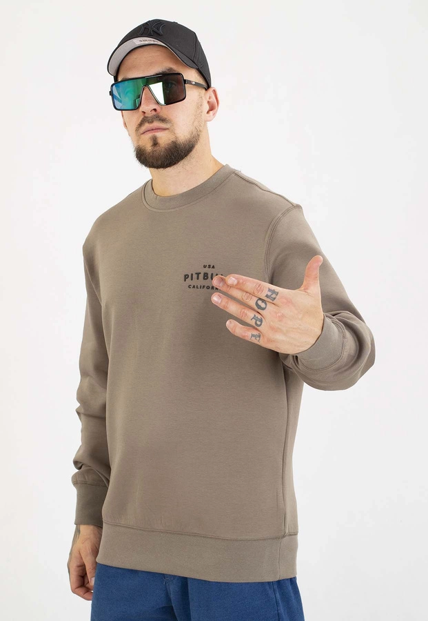 Bluza Pit Bull Bez Kaptura Sampson taupe