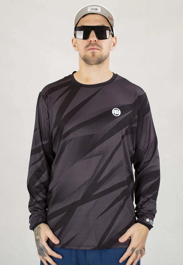 Longsleeve Pit Bull Sportowy Mesh Performance Pro Plus Dot Camo II szary