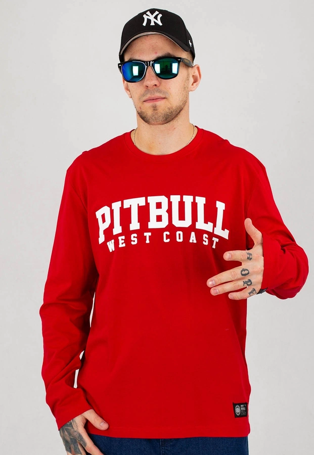 Longsleeve Pit Bull Willson czerwony