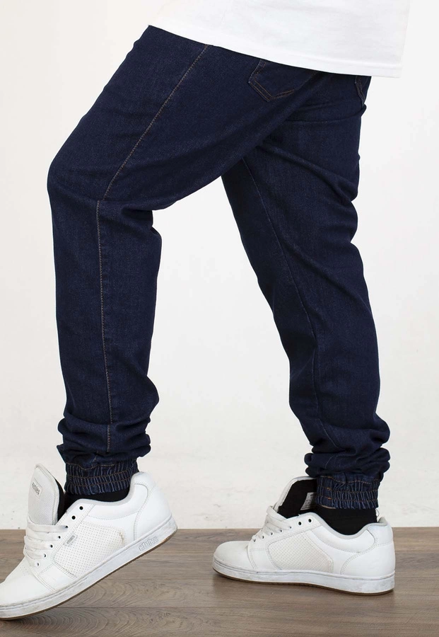 Spodnie Elade Joggery Icon jeans dark blue