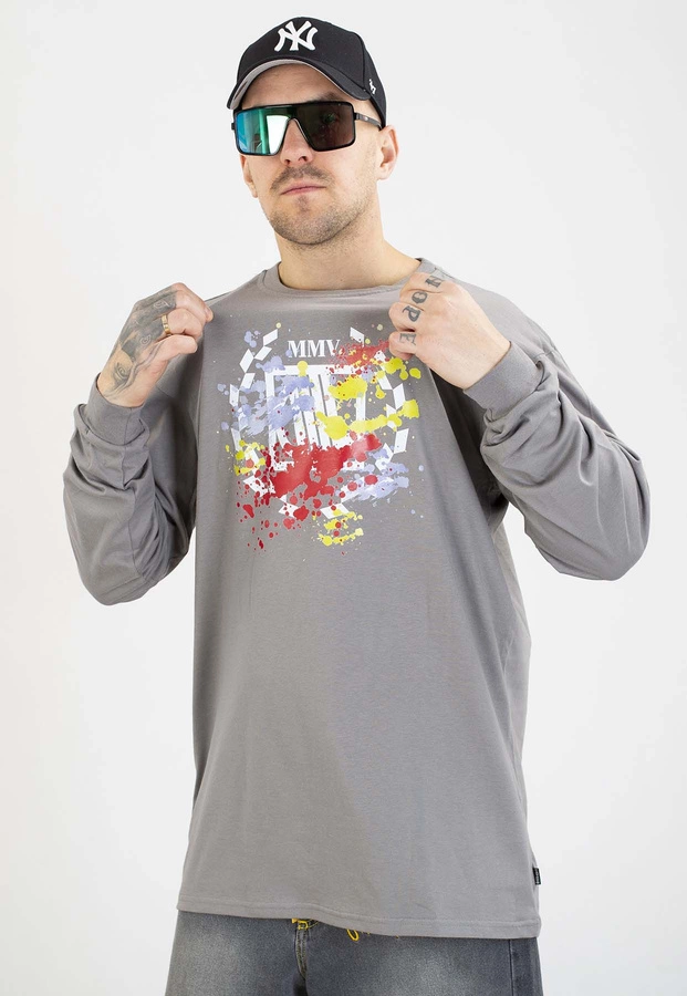 Longsleeve Diil Splash szary