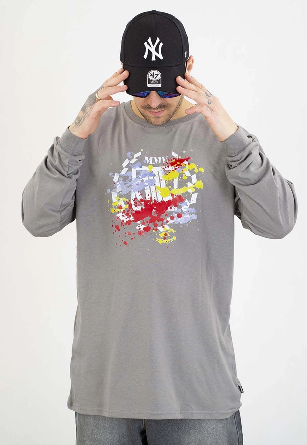 Longsleeve Diil Splash szary