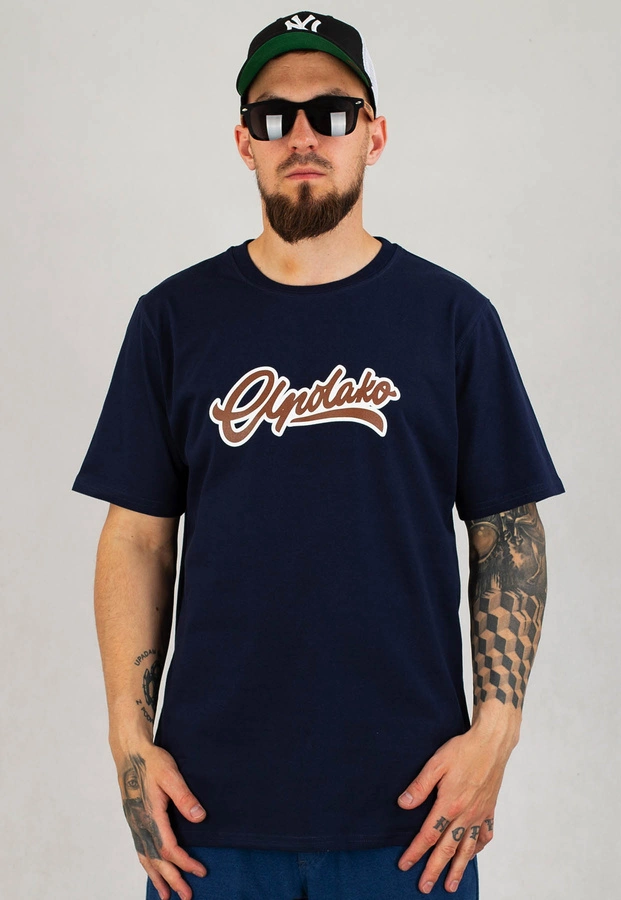 T-shirt El Polako Classic Outline granatowy