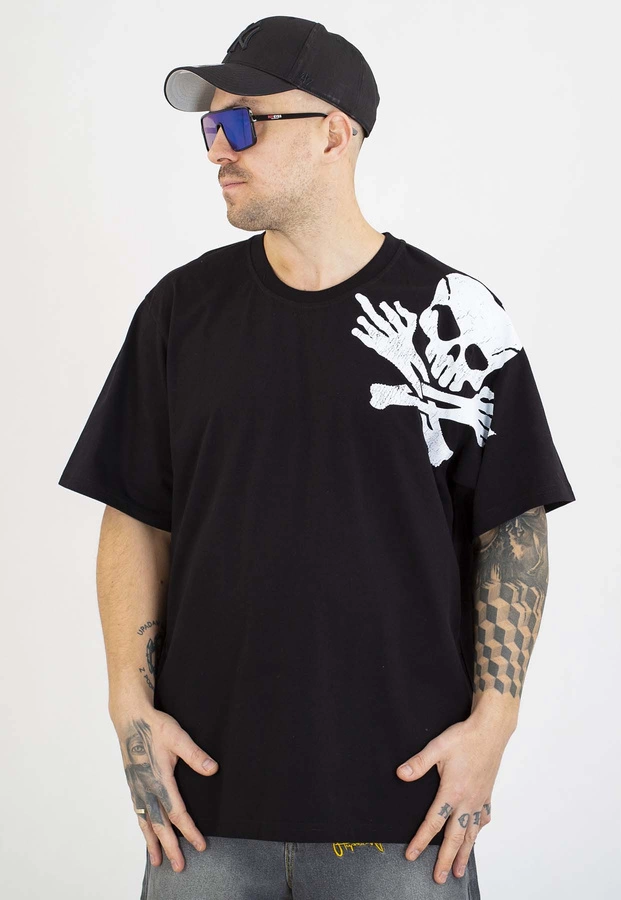 T-shirt Stoprocent Skull czarny