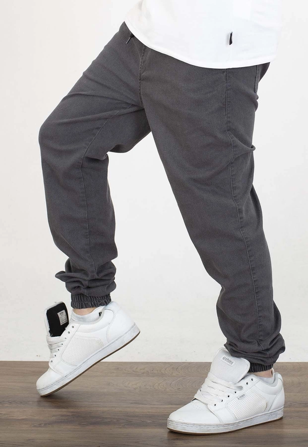 Spodnie Chada Jeans Joggery Haft szare