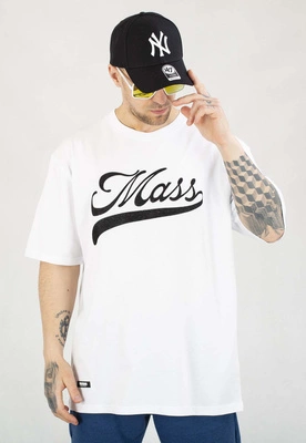 T-shirt Mass Draft biały