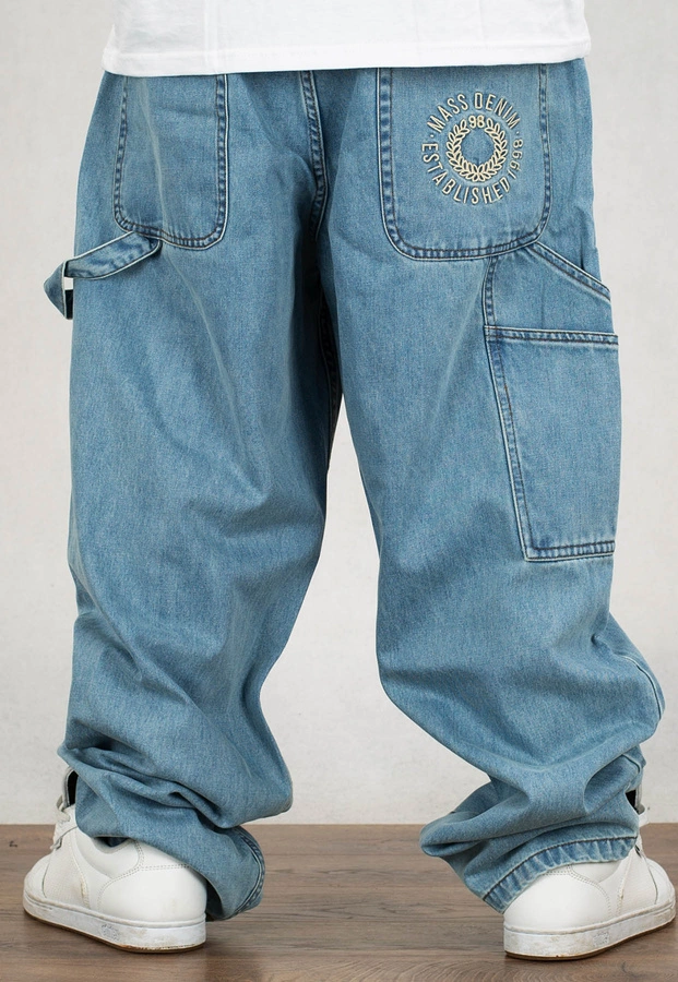 Spodnie Mass Jeans Extra Baggy Fit Elementary light blue