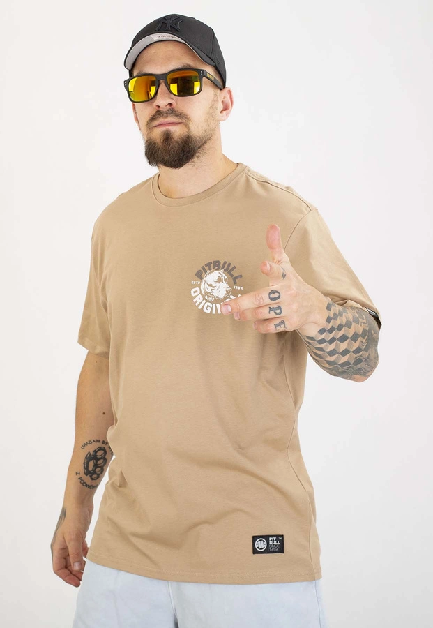 T-shirt Pit Bull Dog SD 170 sand savana