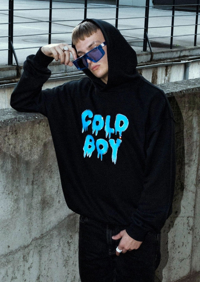 Bluza Lucky Dice Z Kapturem Cold Boy czarna