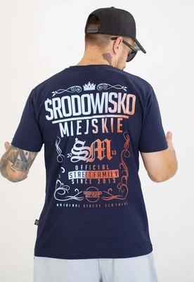 T-shirt Środowisko Miejskie Theme 2.0 granatowy