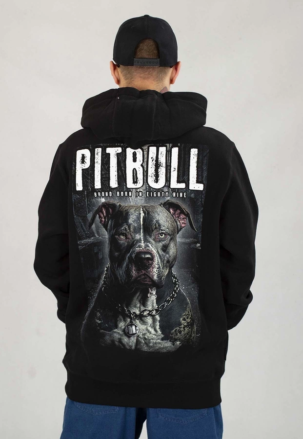 Bluza Pit Bull Z Kapturem Street King czarna