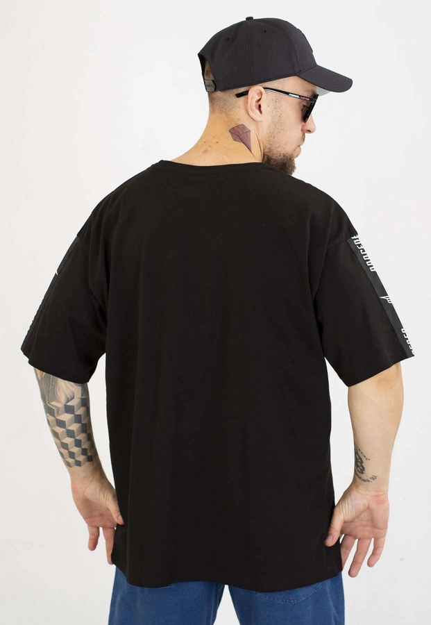 T-shirt Chada Proceder Oversize Tape czarny
